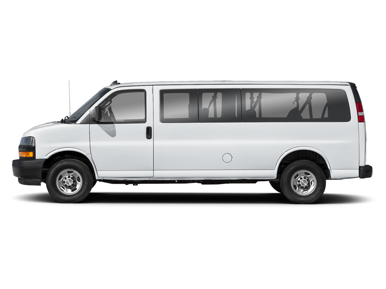 2024 Chevrolet Express 3500 Passenger LT Extended Van 3D