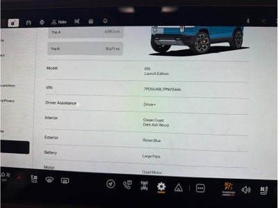 2023 Rivian R1S Launch Edition Sport Utility 4D