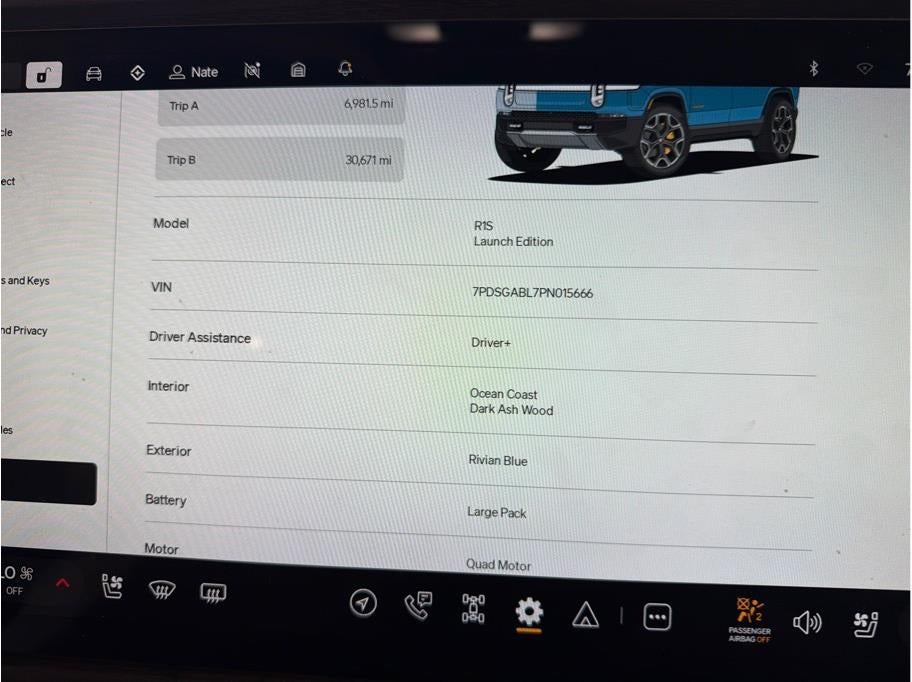 2023 Rivian R1S Launch Edition Sport Utility 4D