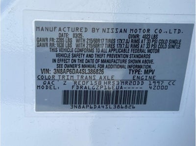 2025 Nissan Kicks SR Sport Utility 4D