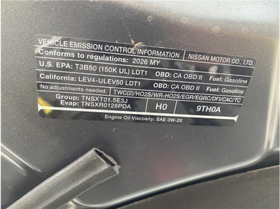 2026 Nissan Rogue S Sport Utility 4D