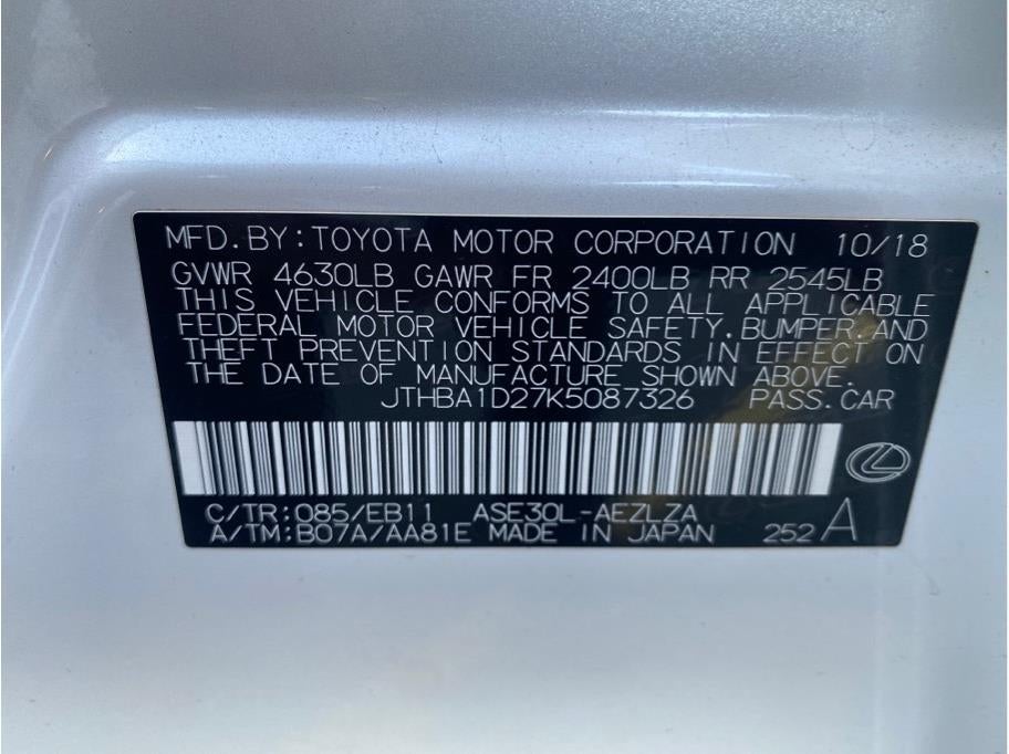 2019 Lexus IS IS 300 Sedan 4D