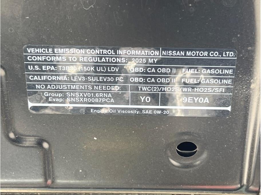 2025 Nissan Versa S Sedan 4D