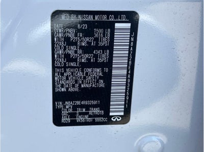 2024 INFINITI QX80 SENSORY Sport Utility 4D