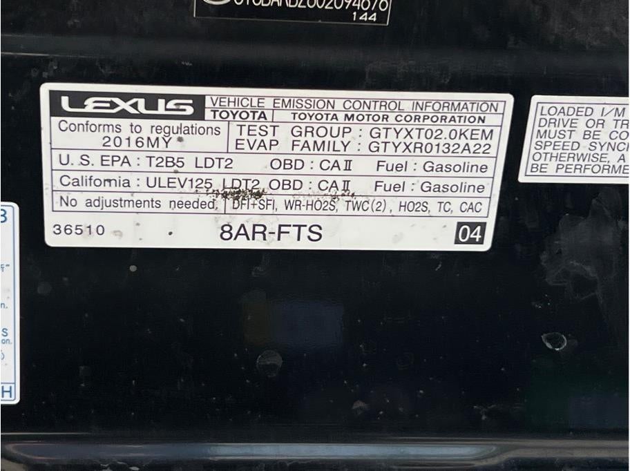2016 Lexus NX 200t Sport Utility 4D