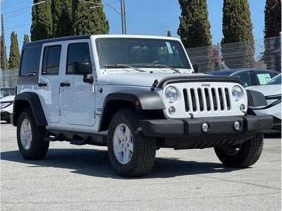 2017 Jeep Wrangler Unlimited Sport S Sport Utility 4D