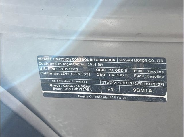 2016 Nissan Frontier Crew Cab SV Pickup 4D 5 ft