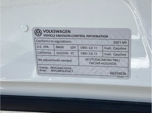 2021 Volkswagen Tiguan SE 4MOTION Sport Utility 4D