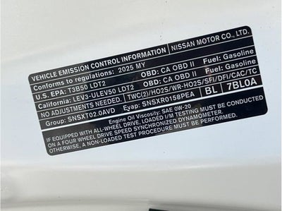 2025 Nissan Murano SV Sport Utility 4D